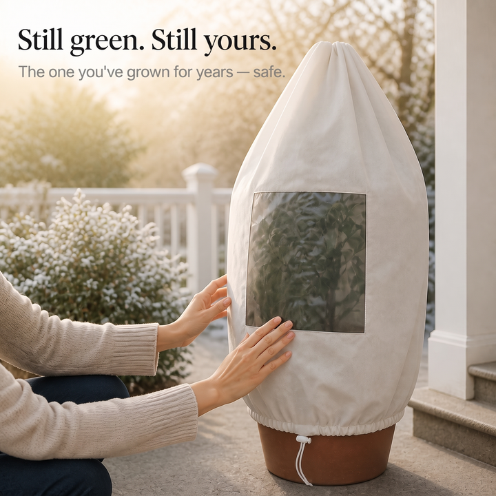 Frostview – Mesh Window Zippered Plant Frost Cover
