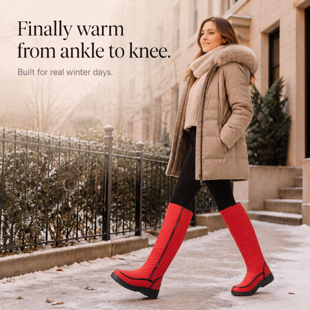 Wearbella – Faux Fur-Lined Knee-High Pull-On Boots