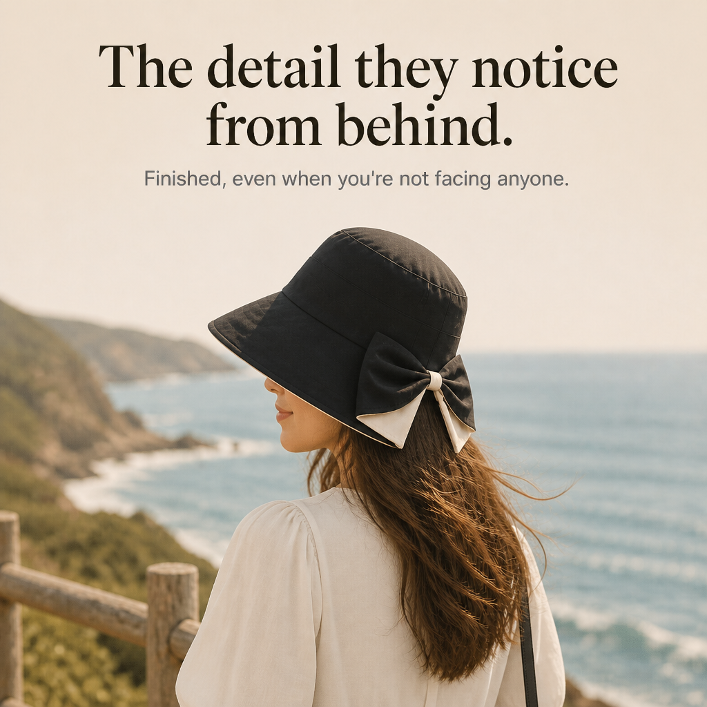 Shadewell – Packable Wide-Brim Bow Sun Hat