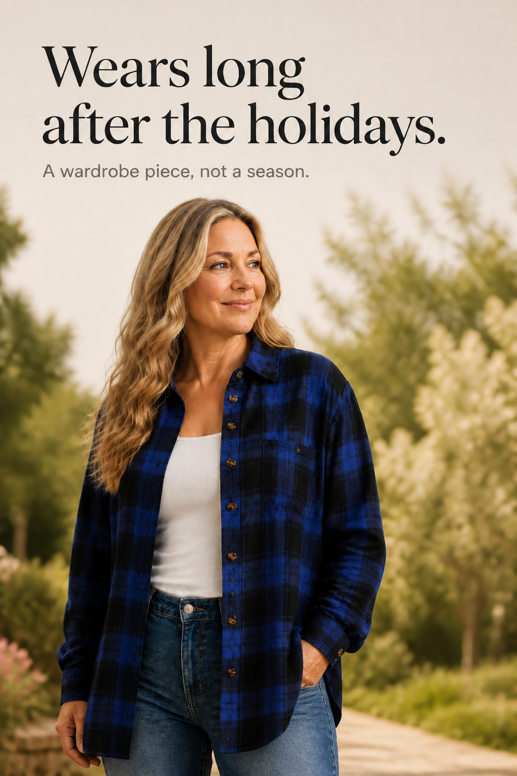 Overshirt & Co – Oversized Buffalo Plaid Flannel Shacket