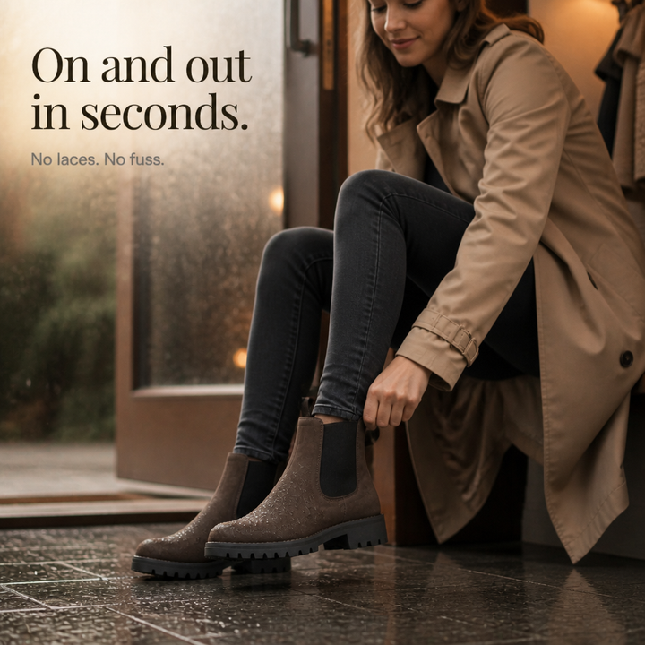Traqora – Wide-Fit Stretch-Panel Chelsea Boots