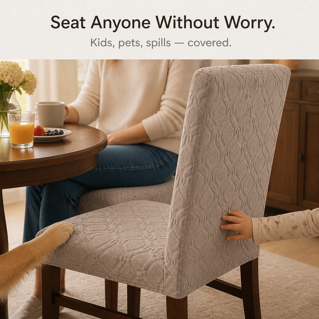 Snugfit – Stretch-Fit Anti-Slip Dining Chair Cover