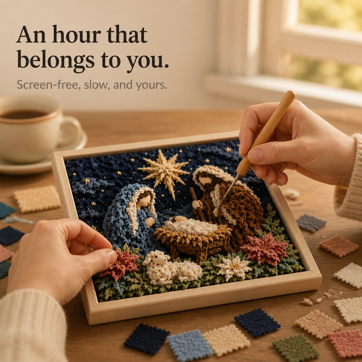 Faithtuck – Shepherd 3D Fabric Poke Art Kit