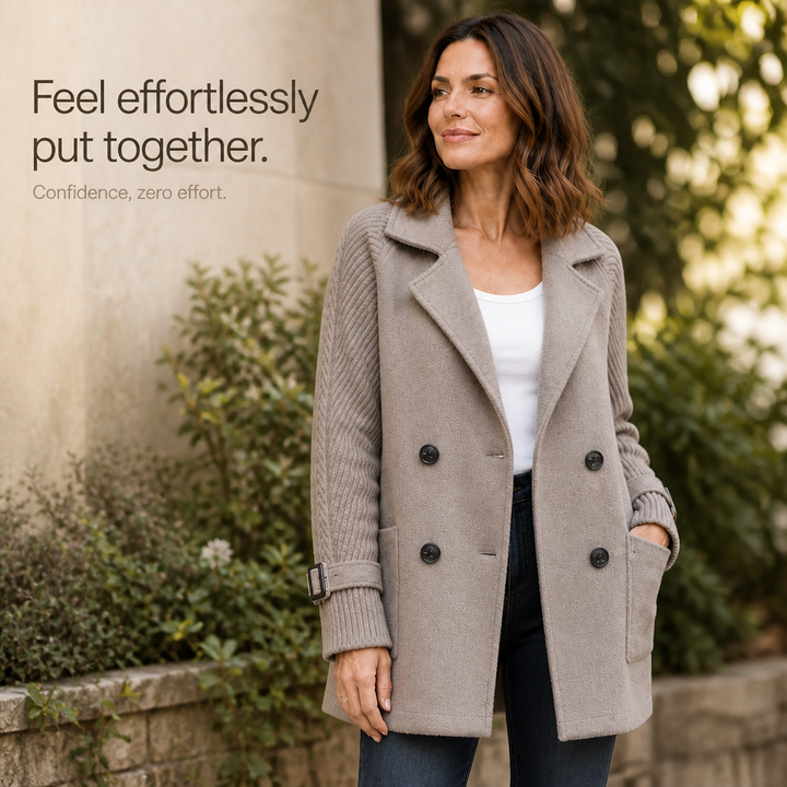 Doubletake – Double-Breasted Lapel Coat