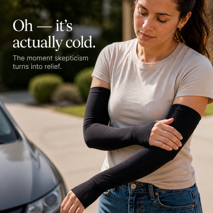 Cooltek Sleeves – Ice Silk UV-Protection Cooling Arm Sleeves