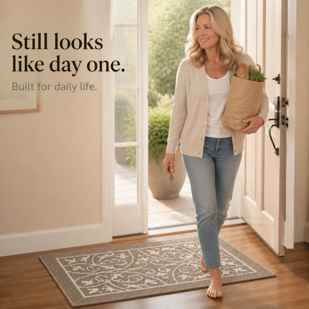 Threshbrook – Woven Non-Slip Textured Entry Mat
