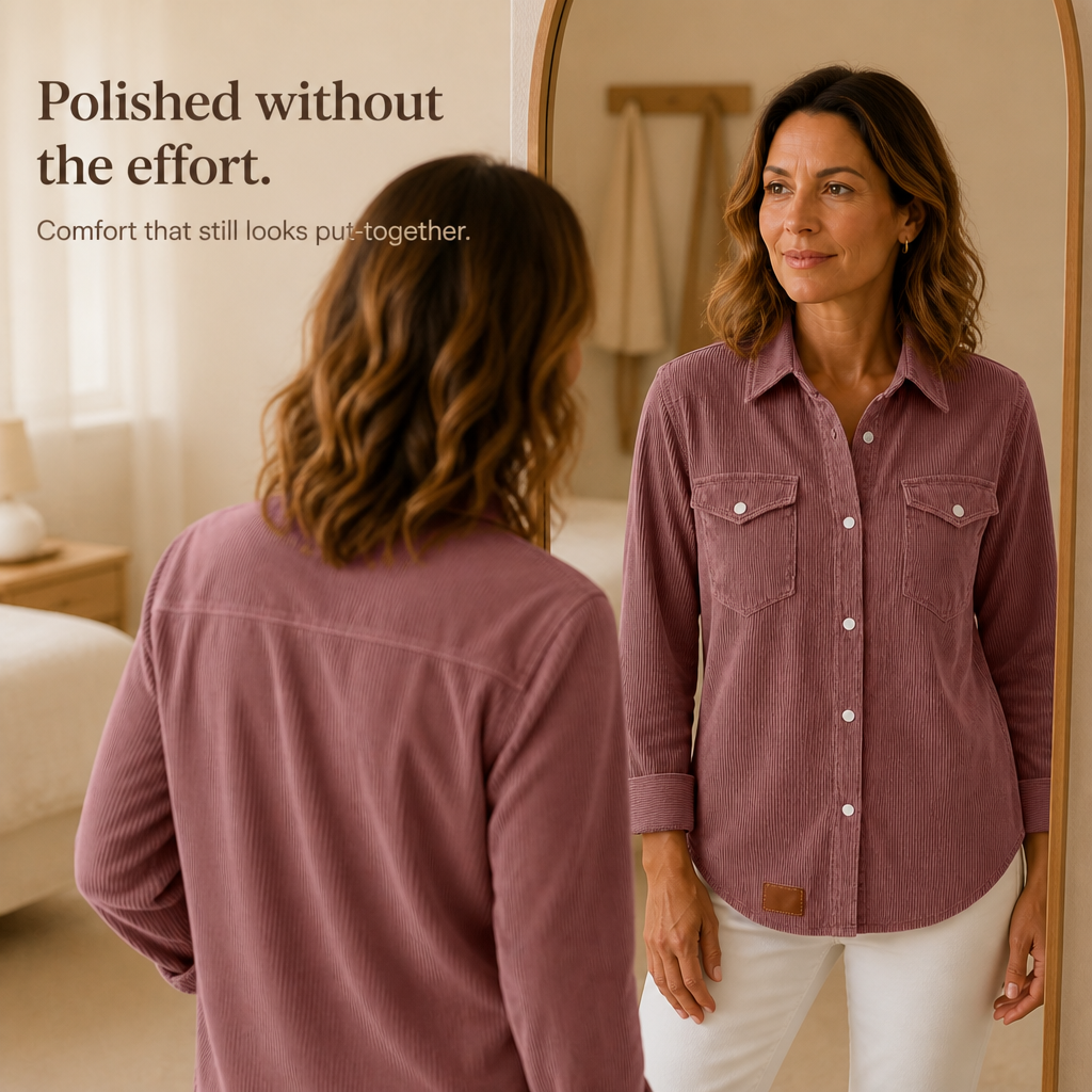 Ribwell – Ribbed Knit Button-Front Shacket