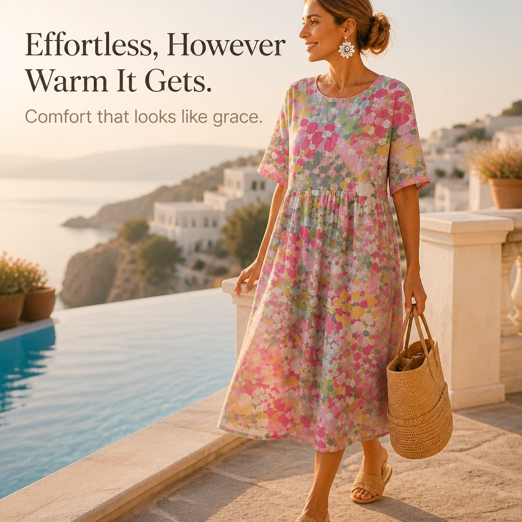 Wearbella – Midi Dress That Covers Arms, Never Overheats