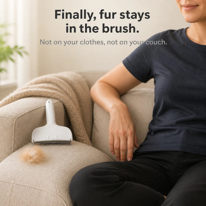 Shedwell – Metal-Tooth Cat Deshedding Brush