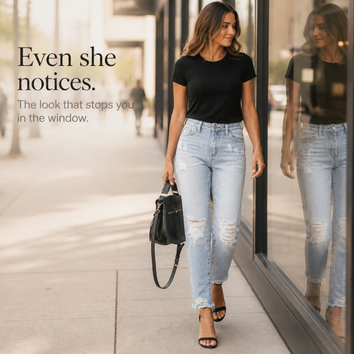 Riva – Distressed Ripped Denim Jeans