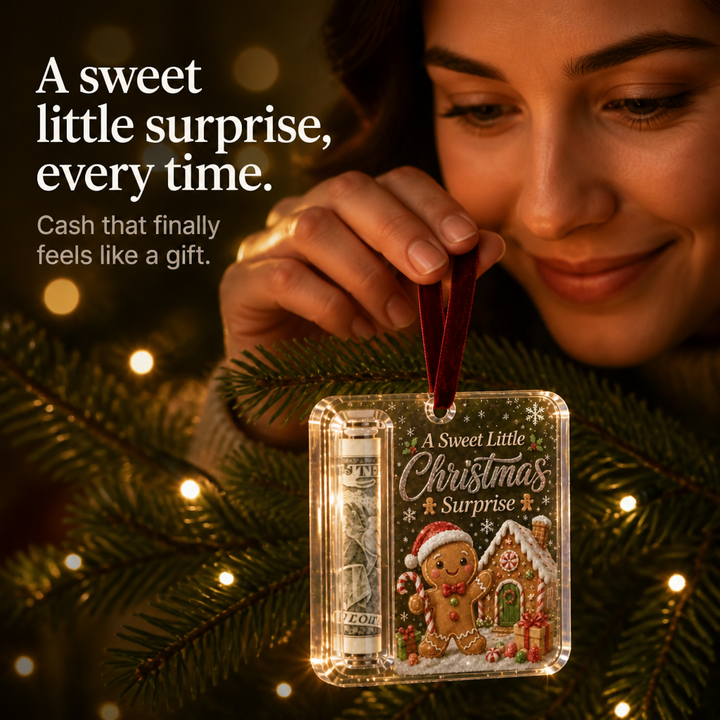 Giftwell – Clear Cash Reveal Christmas Ornament
