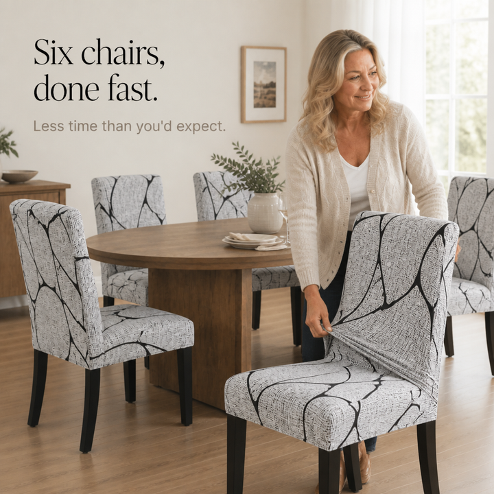 Snugchair – Elastic Fitted Dining Chair Cover