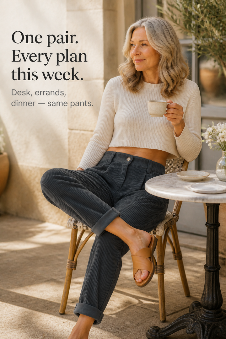 Linelle – Pleated High-Waisted Wide-Leg Trousers