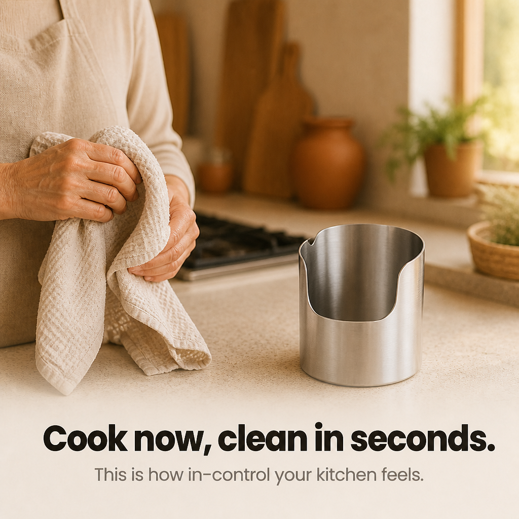 Rackly – Multi-Slot Steel Lid And Utensil Stand