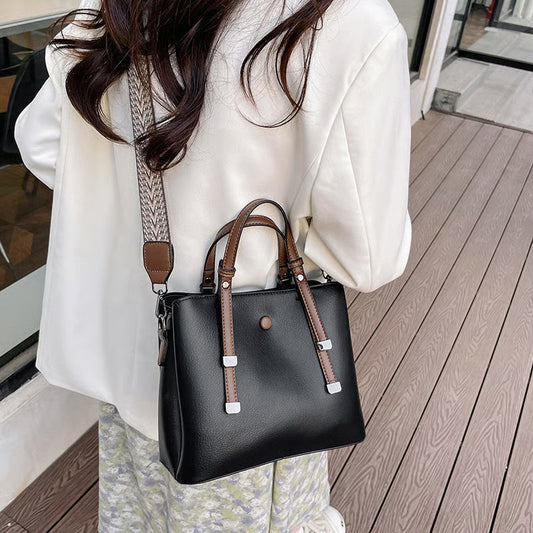 Seloura™ – Structured PU Leather Handbag (50% Off)