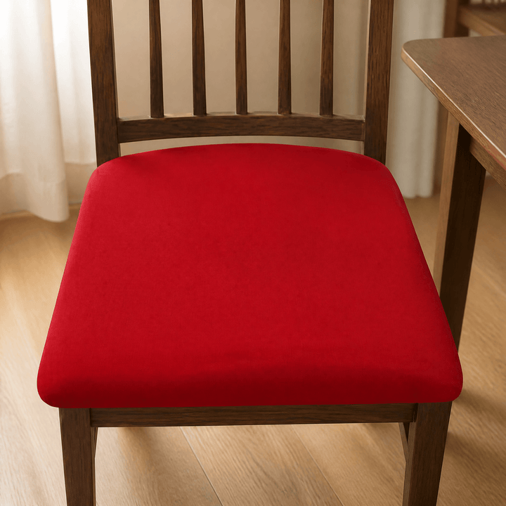 Chairwell™ – Stretchy Waterproof Chair Seat Covers (Set of 4) Red / 4-pack