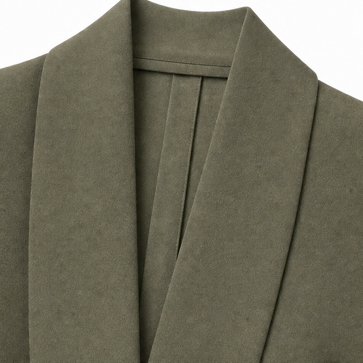 Marlowe Set – Shawl-Collar Blazer And Wide-Leg Pants Set