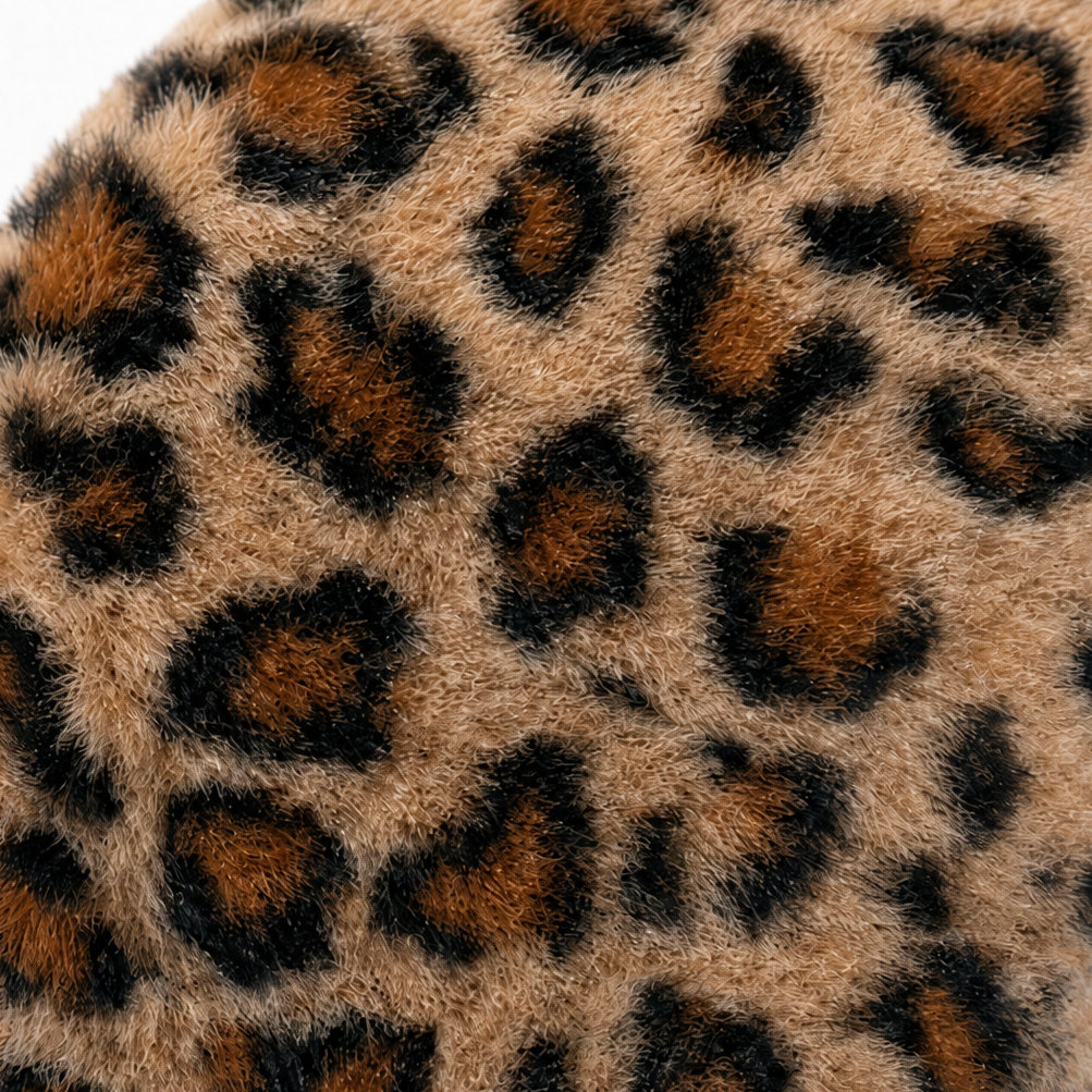 Bowvelle – Leopard Print Bowknot Throw Pillow