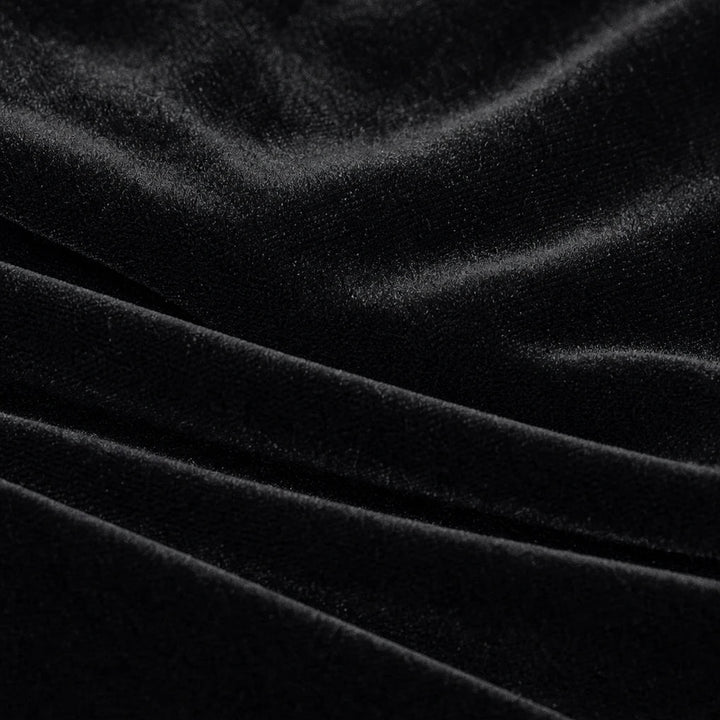 Veloura – Bow-Detail Velvet-Look Midi Dress