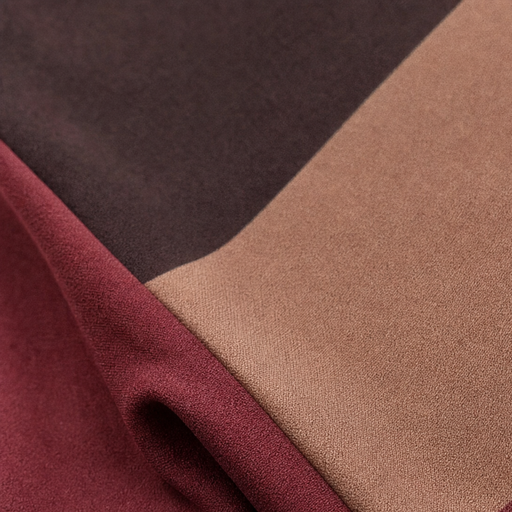 Wearbella – Colorblock Curved-Hem Relaxed Top