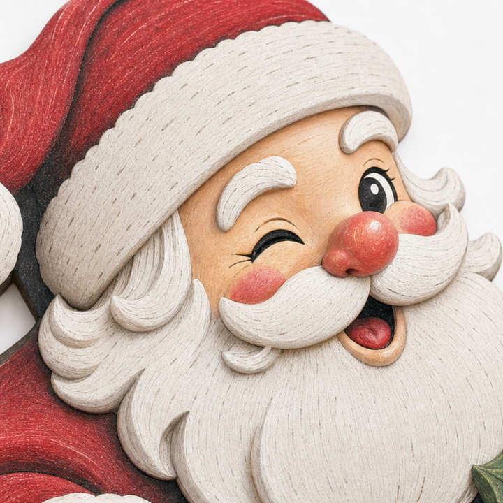 Peekaboo Noel – Dimensional Christmas Doorway Corner Decoration