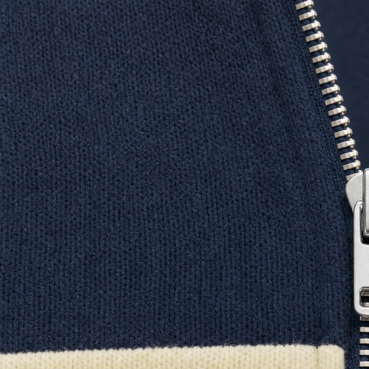 Wearbella – Color-Block Quarter-Zip Pullover