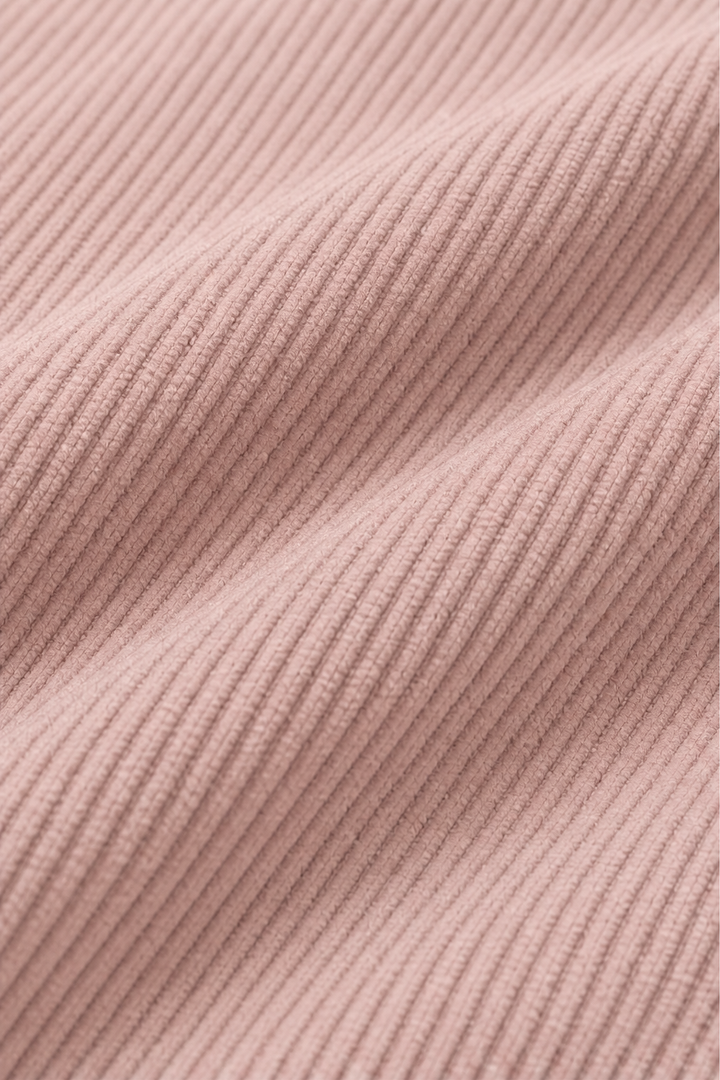 Corduvie – Ribbed Corduroy-Look Hoodie With Pockets