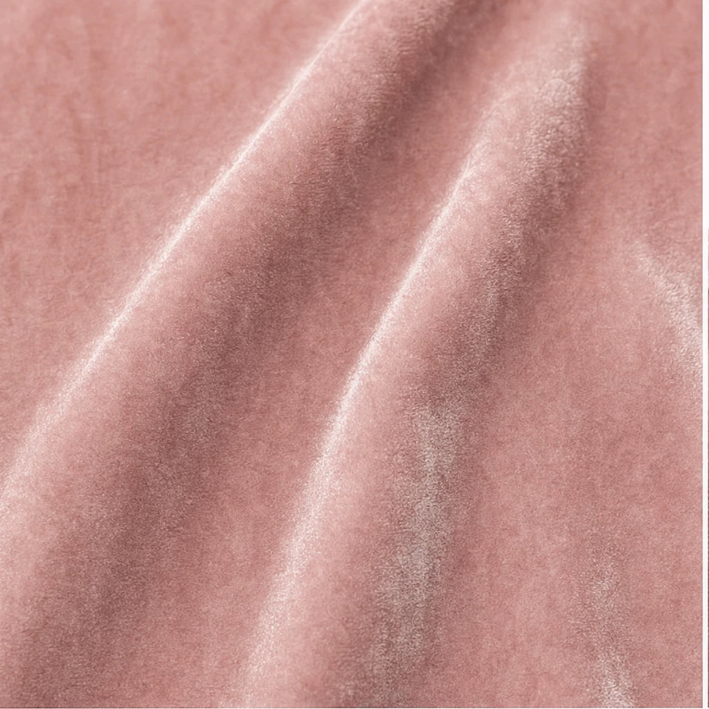 Velvetta – Draped Neck Velvet-Look Top With Button Cuffs