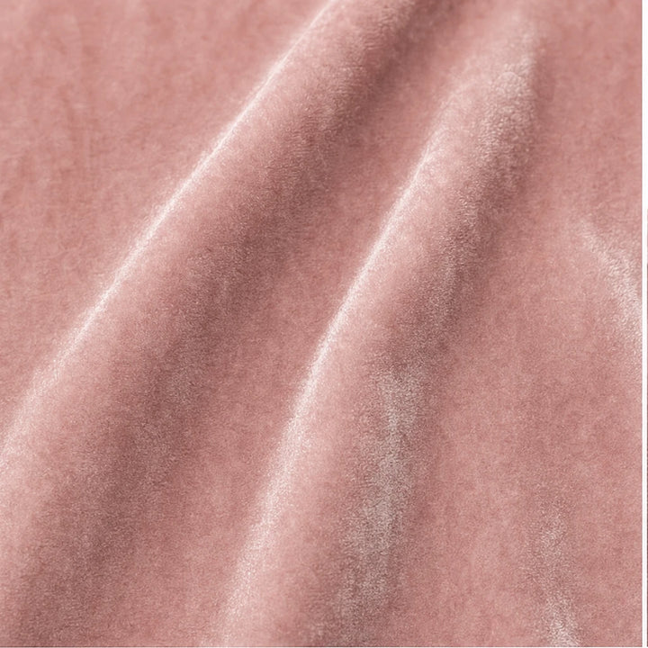 Velvetta – Draped Neck Velvet-Look Top With Button Cuffs