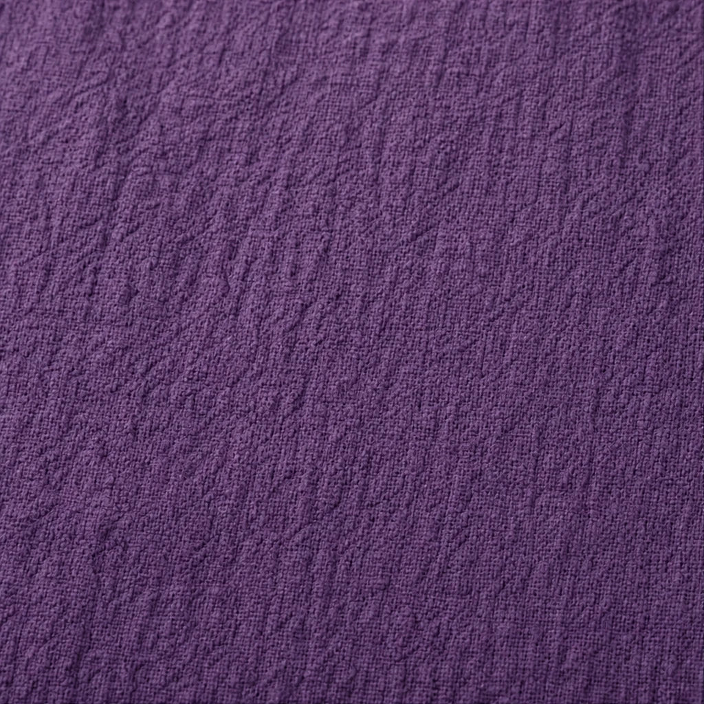 Marlowe – Crinkle-Textured Frayed-Trim Tunic Top