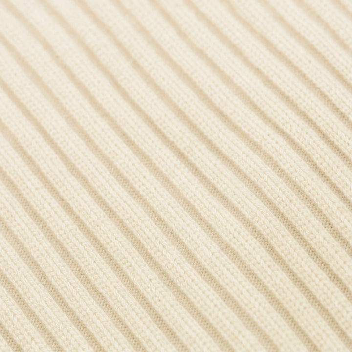 Velaine – Diagonal Ribbed Crossover Knit Sweater