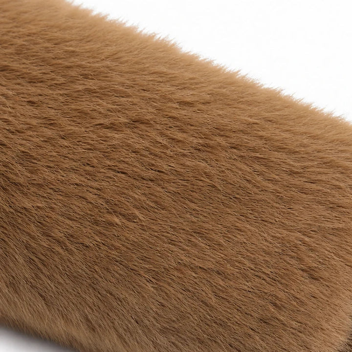 Veloura – Belted Faux Fur Biker Jacket