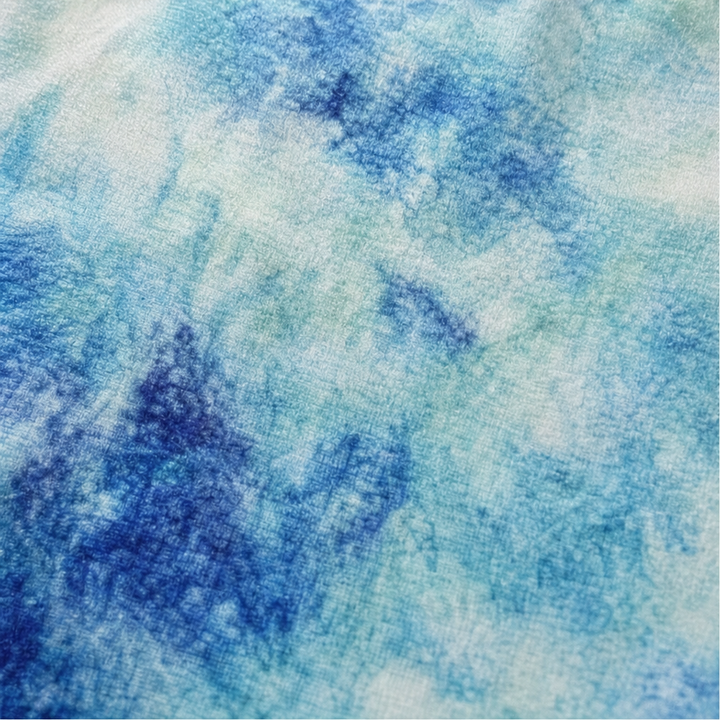 Batik Belle – Tie-Dye Lace-Up V-Neck Top
