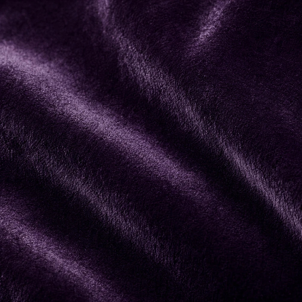 Velvara – Gold Button Velvet-Look Blouse