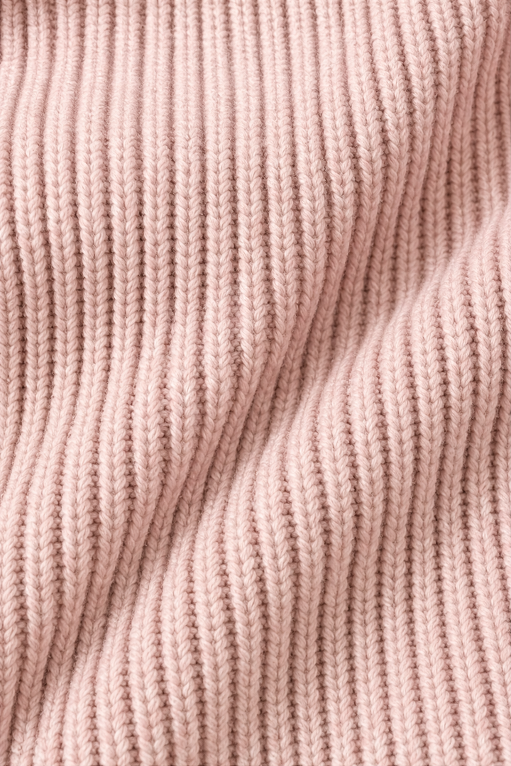 Stripevie – Ribbed Stretch-Knit Zip-Up Cardigan
