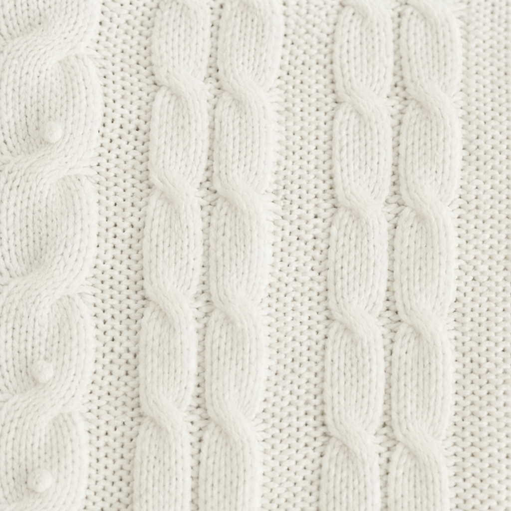 Waistelle – Fitted Cable-Knit Peplum Sweater