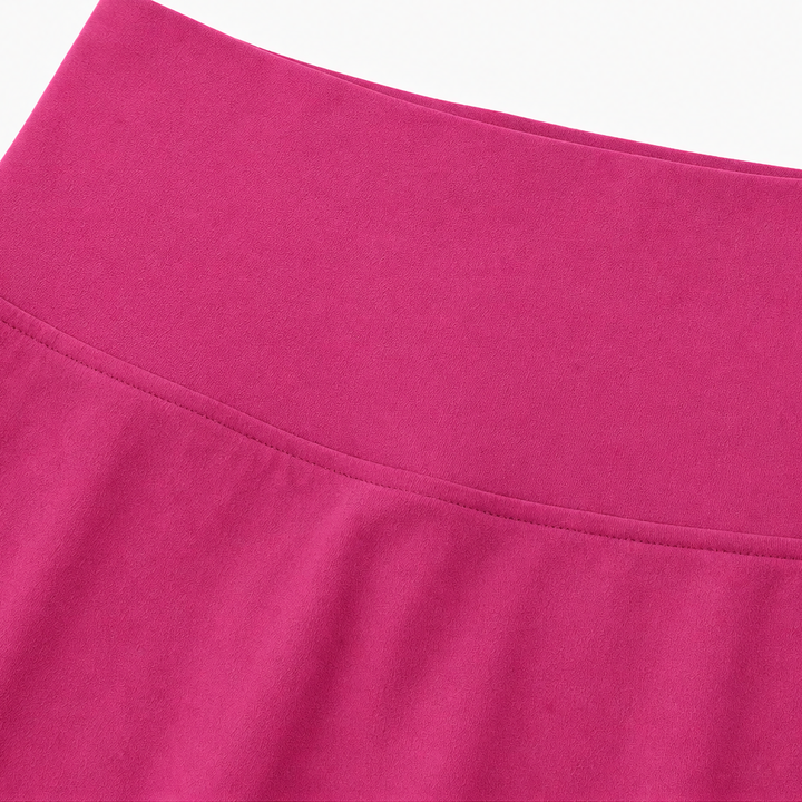 Curvana – High-Waisted Ruched Flare Cargo Leggings