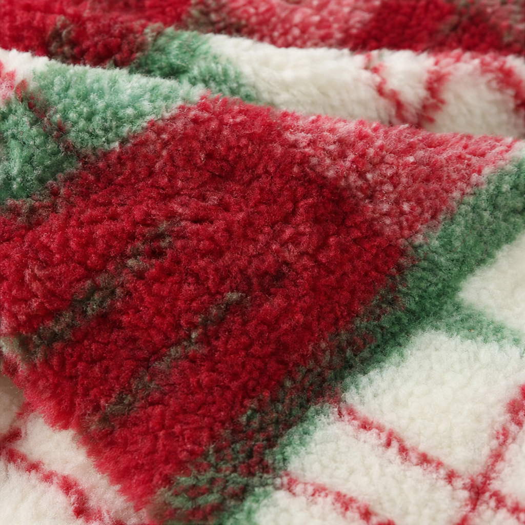 Coziveigh – Oversized Fleece Plaid Shacket