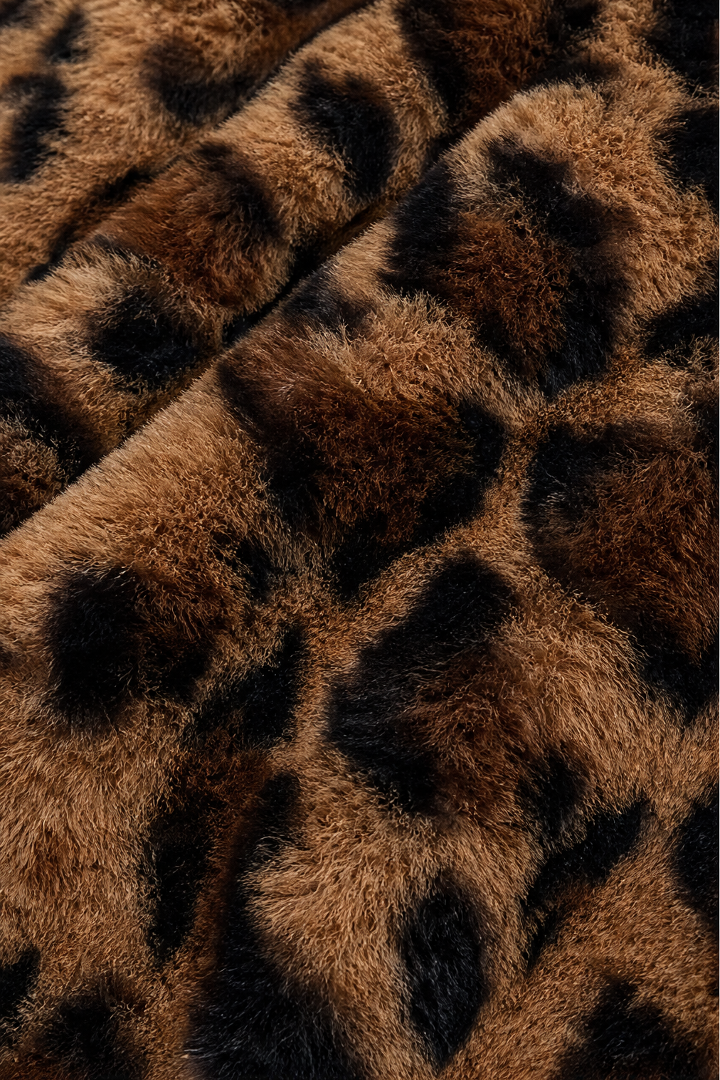 Leora – Leopard Print Faux Fur Longline Coat