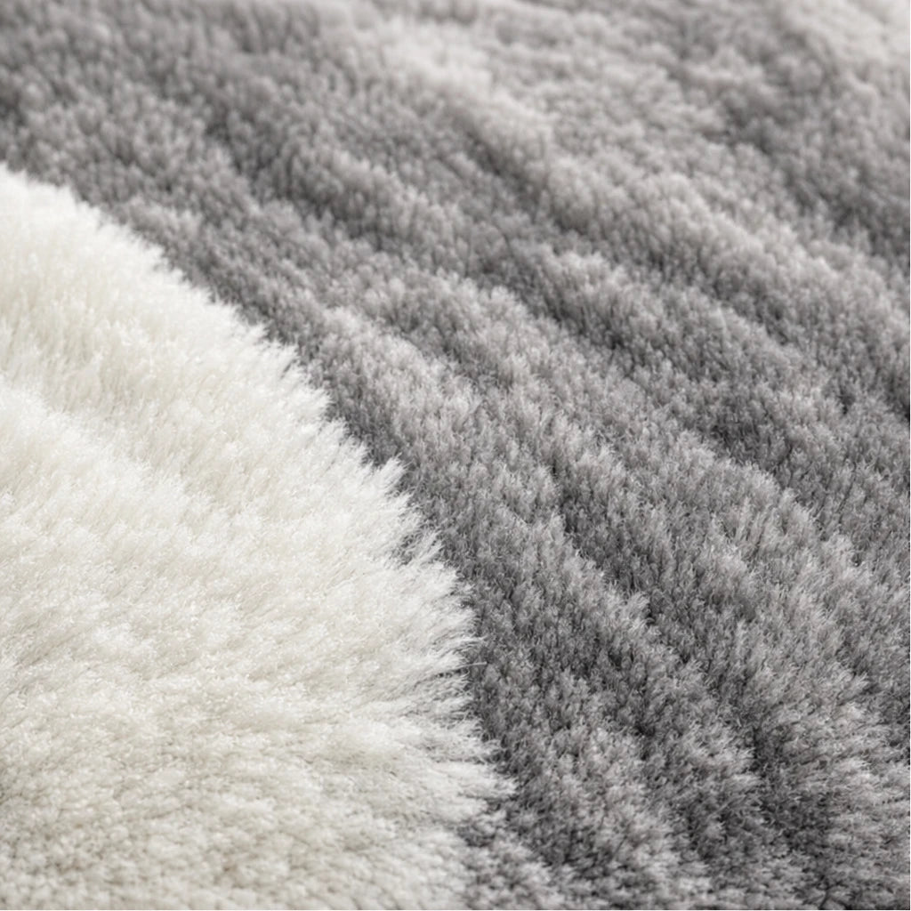Dozy Paws – Cat-Shaped Printed Area Rug