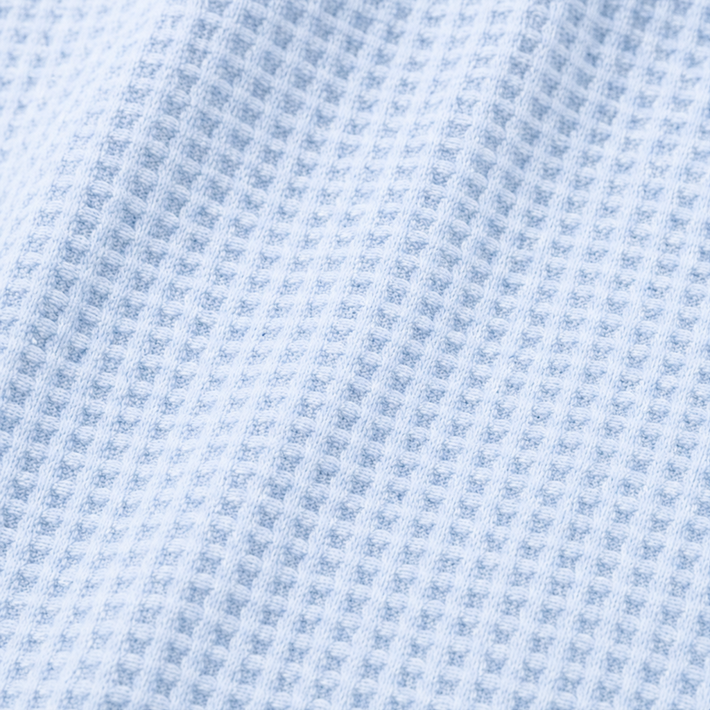 Waffelyn – Waffle-Knit Collared Oversized Pullover