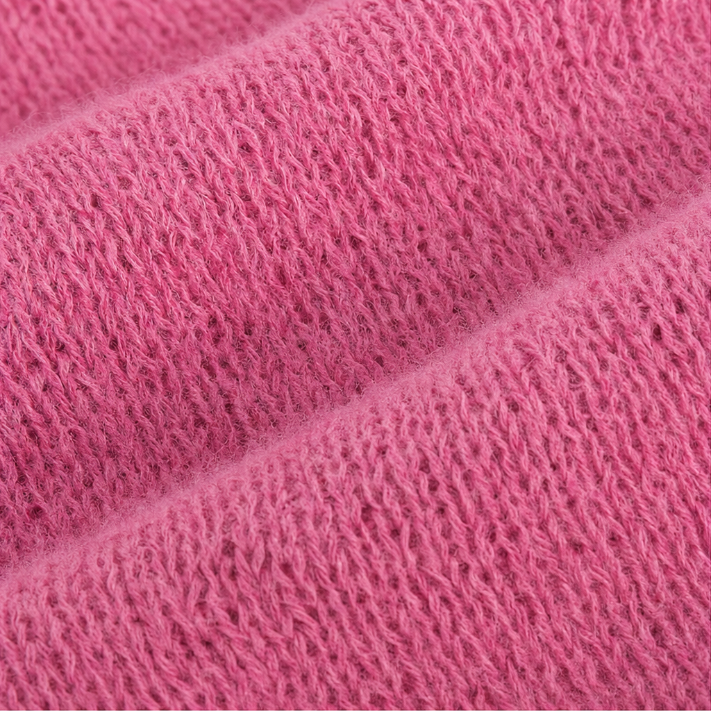 Cozelle – Frayed-Edge Open-Knit Oversized Hoodie