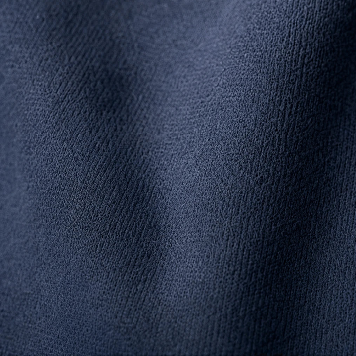 Placket & Poise – Three-Button Hooded Sweatshirt
