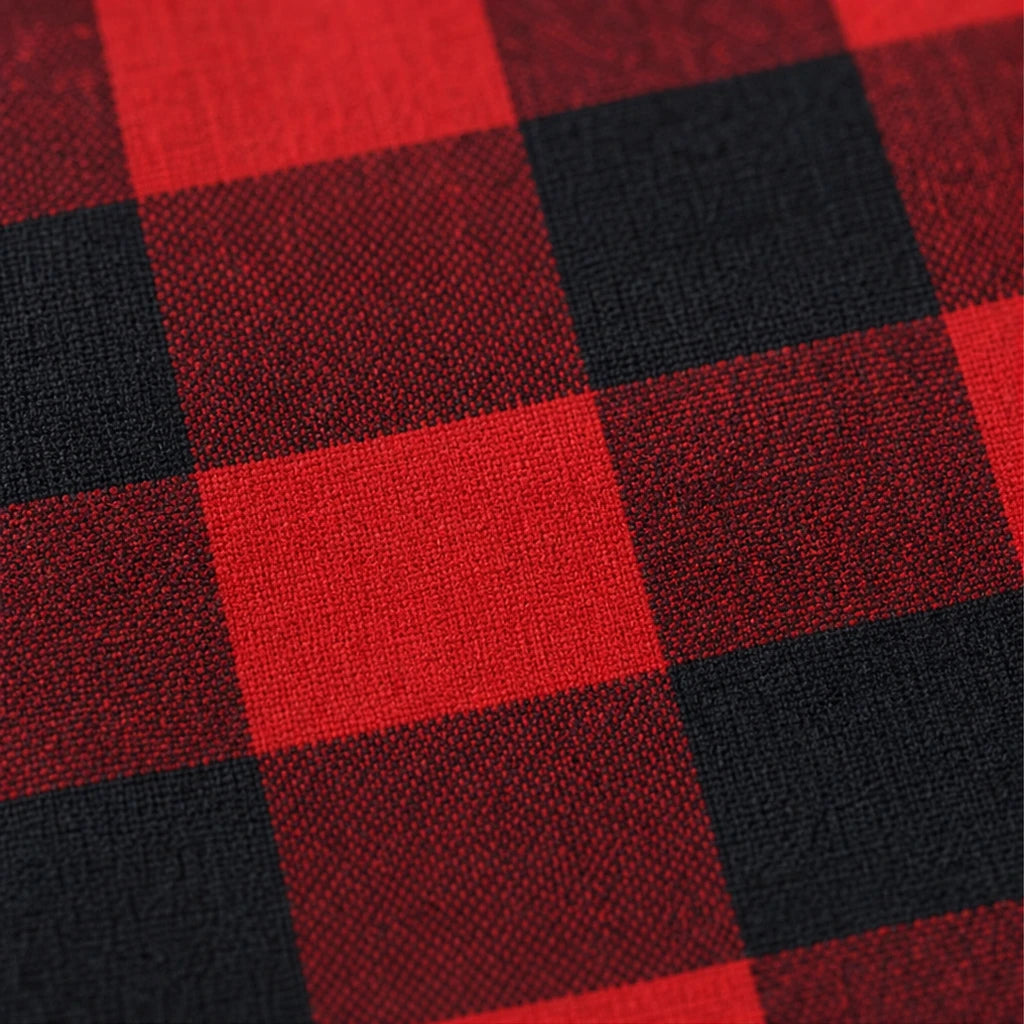 MerryHearth – Buffalo Plaid Christmas Refrigerator Handle Covers