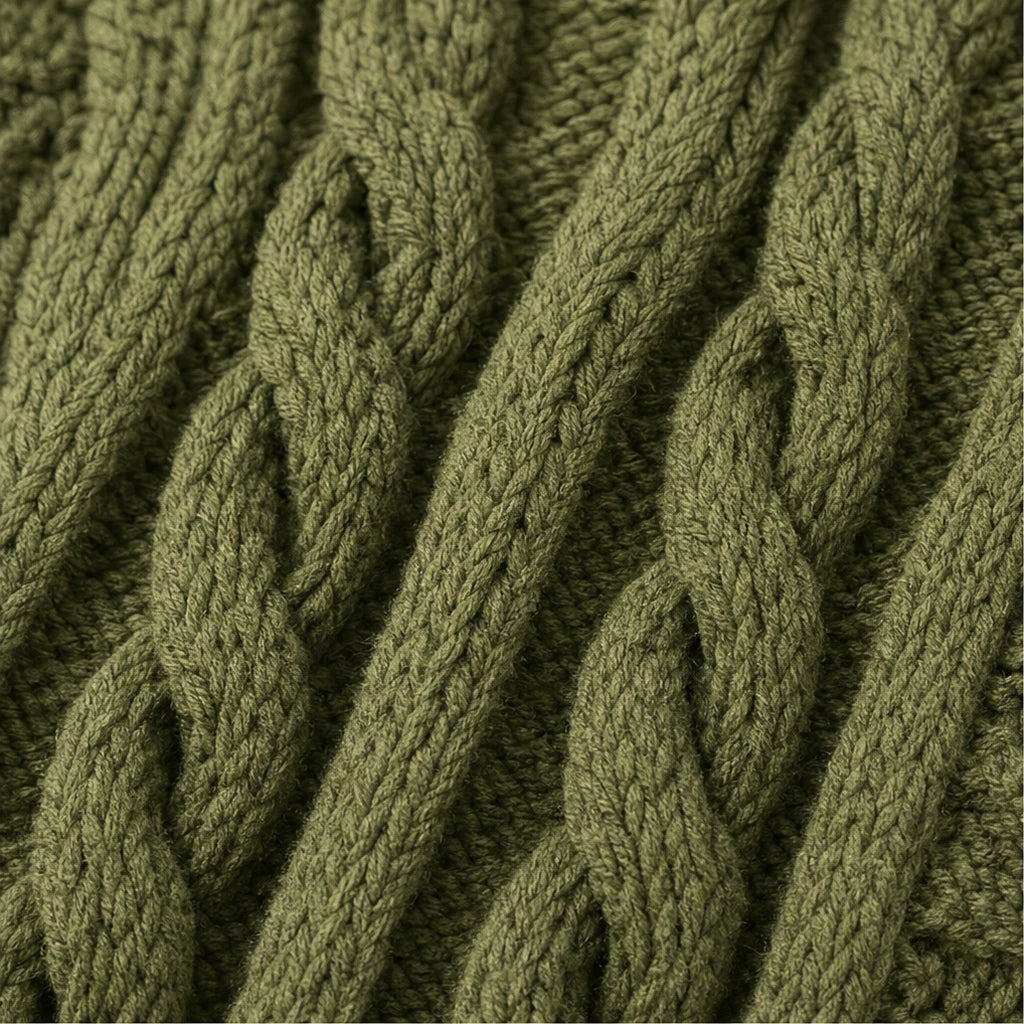 Cablehaven – Oversized Cable-Knit Long Cardigan