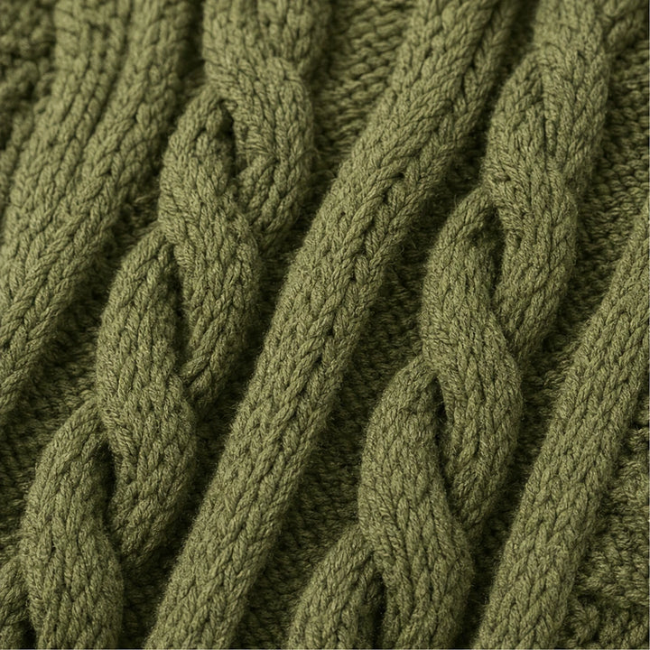 Cablehaven – Oversized Cable-Knit Long Cardigan