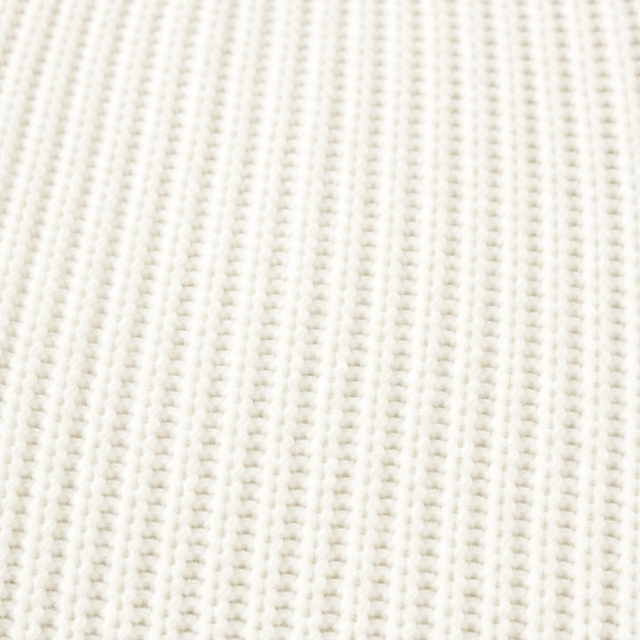 Veluna – Textured Off-The-Shoulder Button Knit Pullover