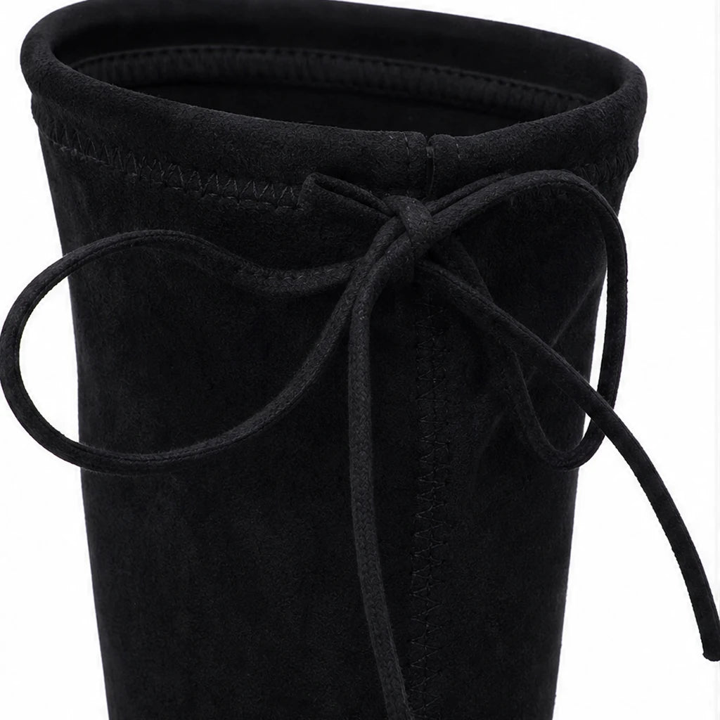 Legluxe – Stretch Suede-Look Over-The-Knee Boots