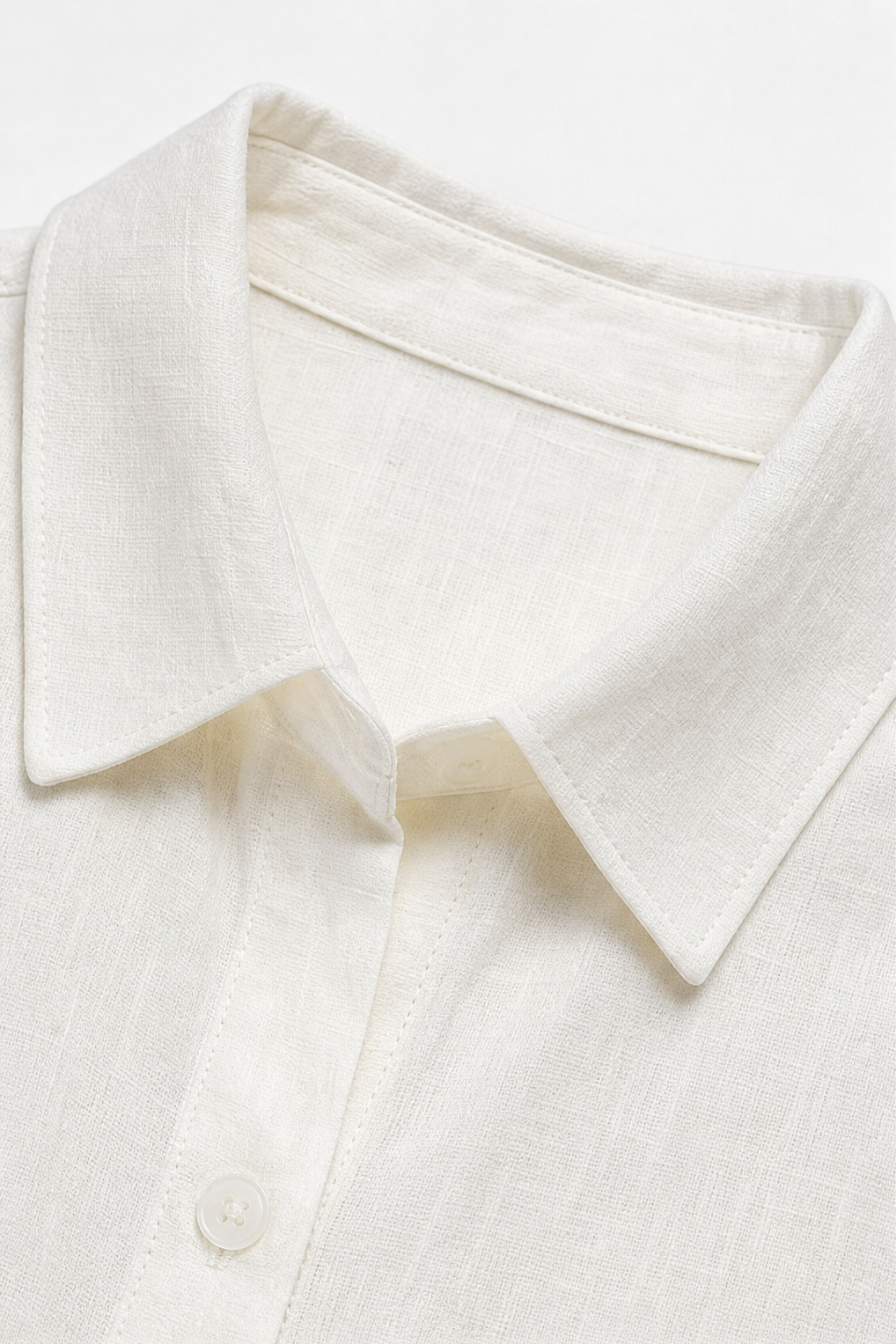 Linore – Matching Linen-Blend Shirt And Wide-Leg Pants Set