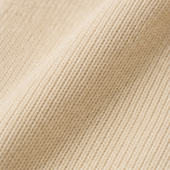 Vellora – Contrast Trim V-Neck Knit Top